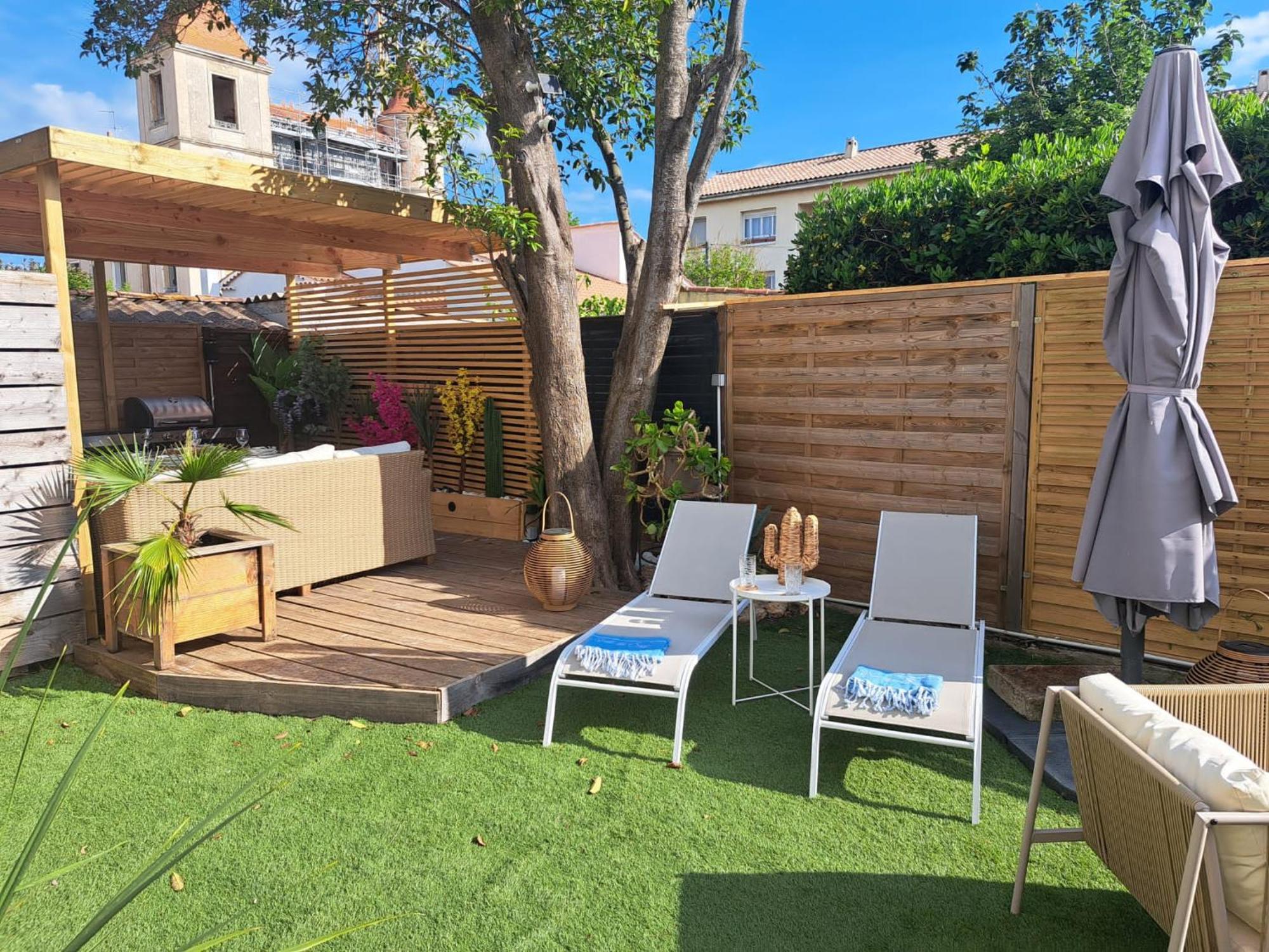 Magnifique Appartement 2 Chambres Avec 50 M2 De Jardin Privatif La Crau Exteriör bild